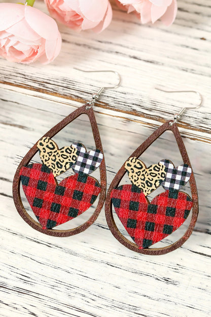 Heart Shape Hollowed Valentine's Day Earrings