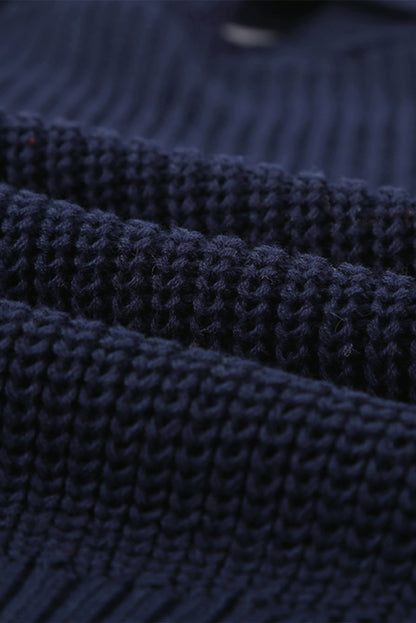 Suéter de punto acanalado con hombros descubiertos y cinturón cruzado sin espalda para mujer, informal, holgado, de manga larga, Color sólido, para invierno