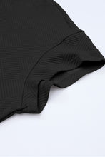 Conjunto de camiseta holgada con textura gris y pantalón con cordón