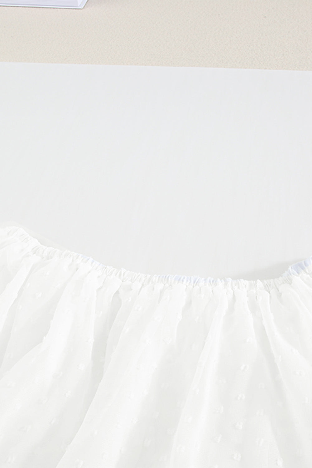 Yellow Yellow Off Shoulder Ruffle Swiss Dot Maxi Dress