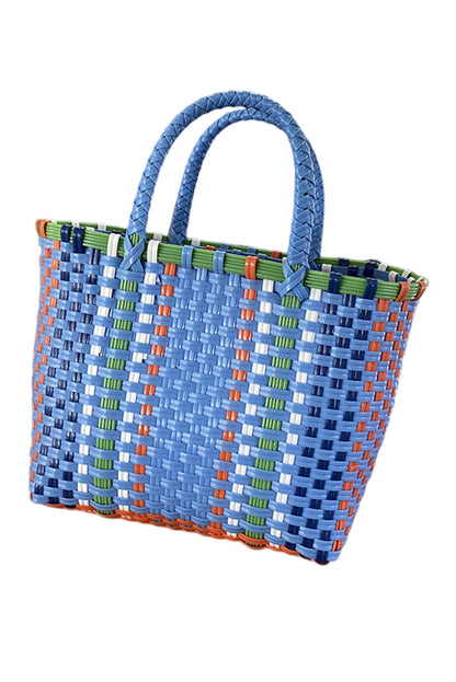 Bolso Tote Cesta Tejido Cuadrado 19*12*18cm