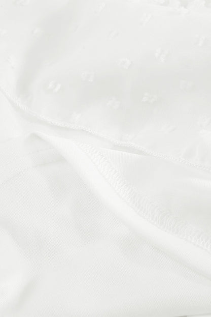 Yellow Yellow Off Shoulder Ruffle Swiss Dot Maxi Dress