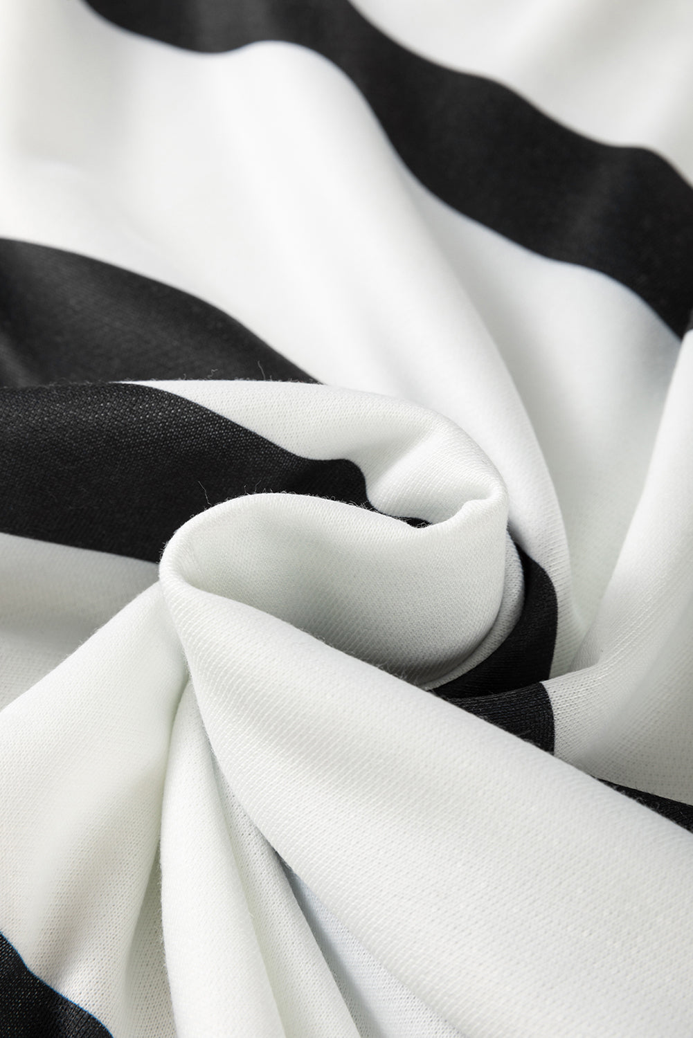 Ensemble pull à rayures noires et pantalon de jogging à épaules tombantes