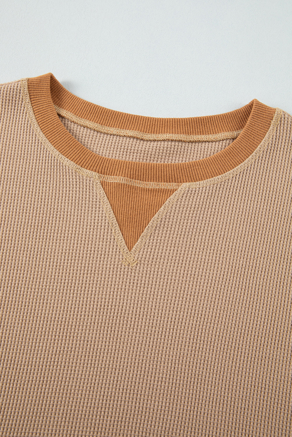 Sweat-shirt ample thermique gris fumé