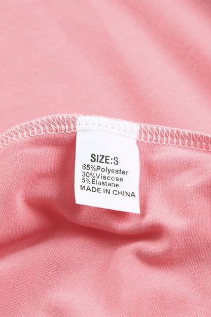 Haut à manches bouffantes et à rayures colorées