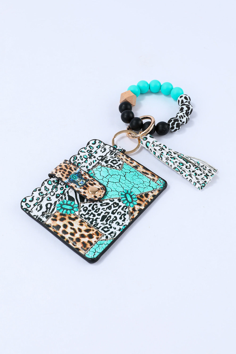 Llavero casual de moda occidental para tarjetas, pulsera y bolso 
