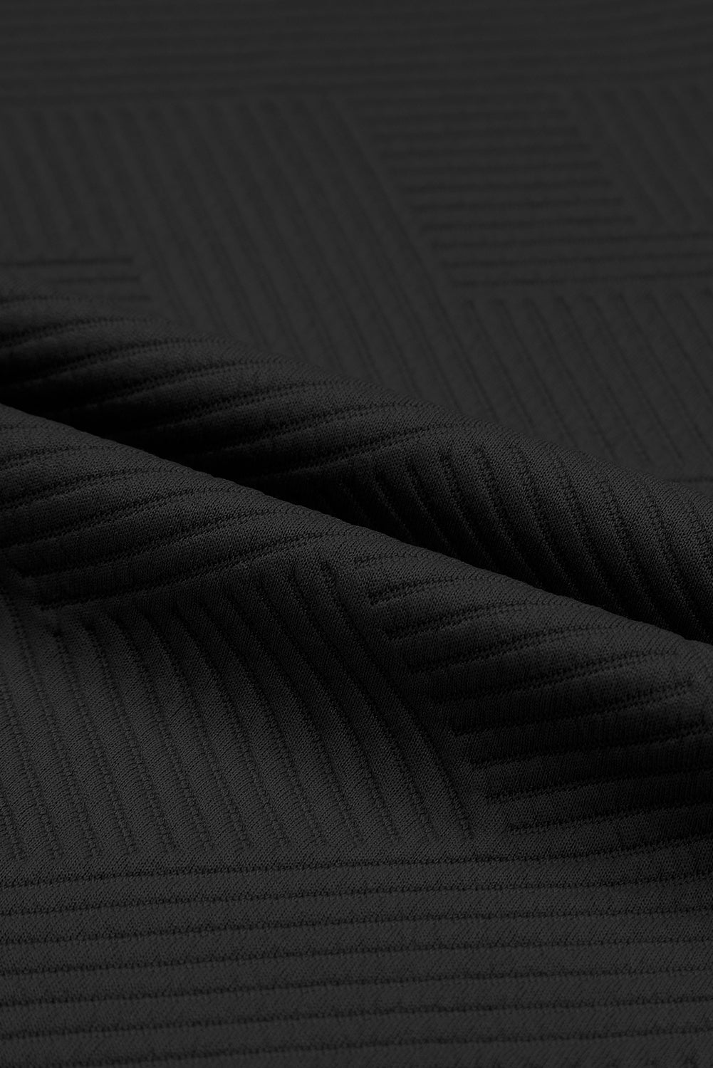 Conjunto de camiseta holgada con textura gris y pantalón con cordón