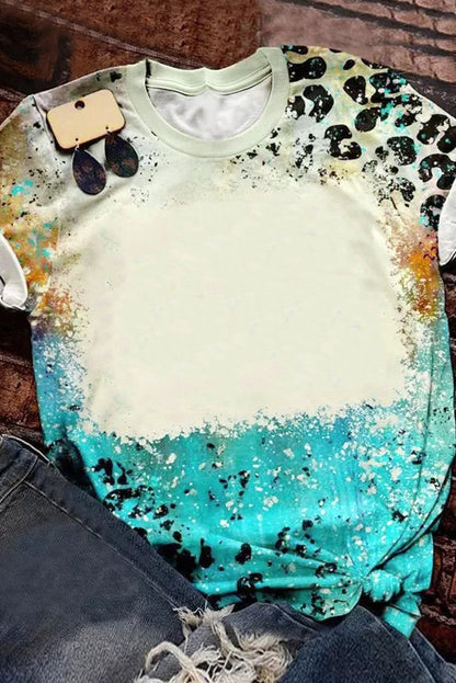 Just PRAY Camiseta con estampado de mezcla de moda occidental