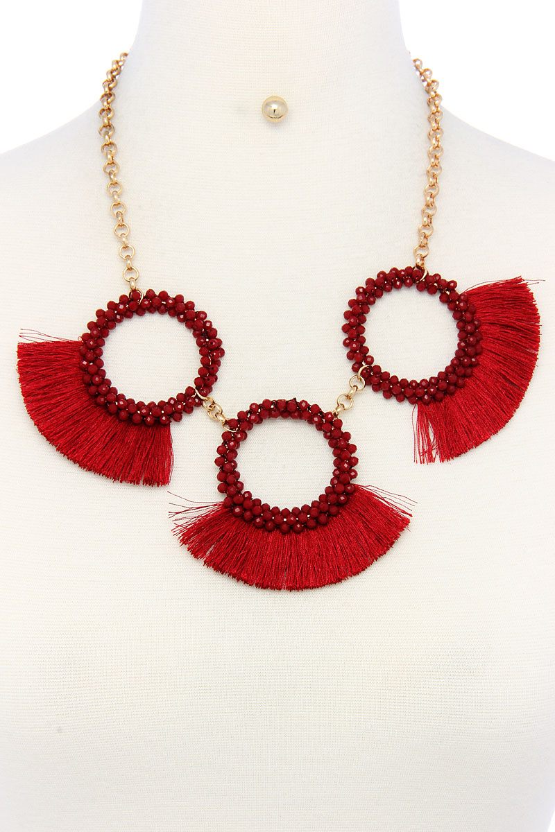 Fashion Chunky Stylish Necklace and Earring Set – alternate view
