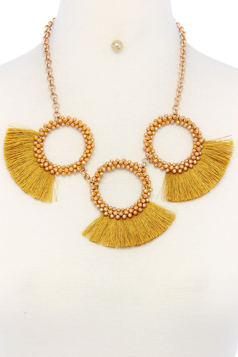 Fashion Chunky Stylish Necklace and Earring Set – alternate view