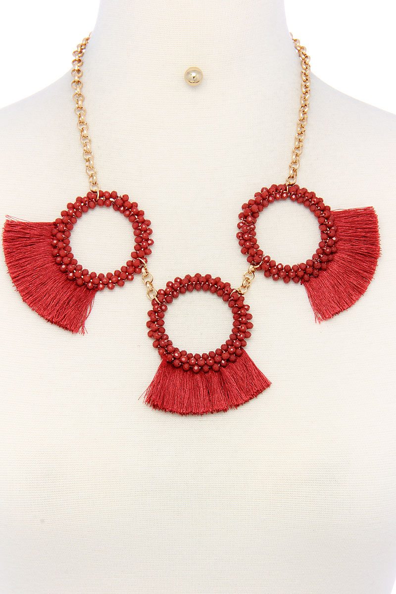 Fashion Chunky Stylish Necklace and Earring Set – alternate view