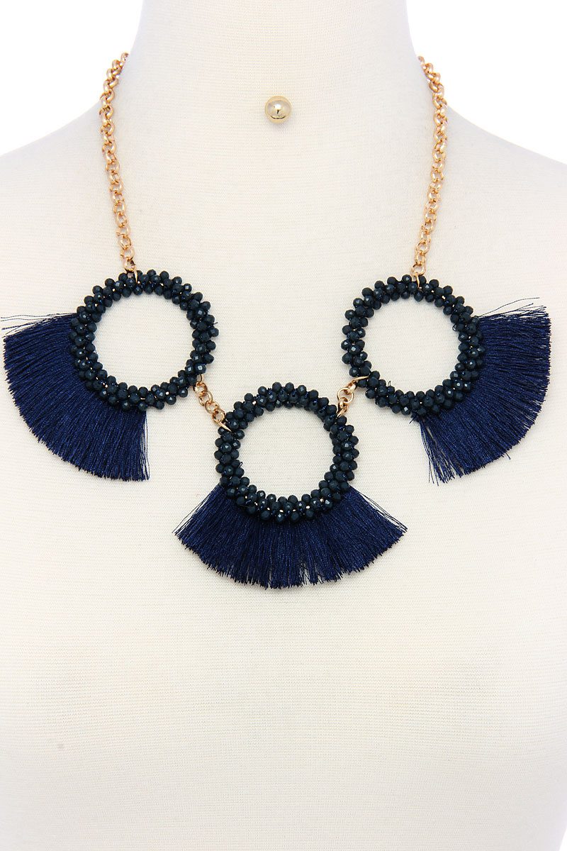 Fashion Chunky Stylish Necklace and Earring Set – alternate view