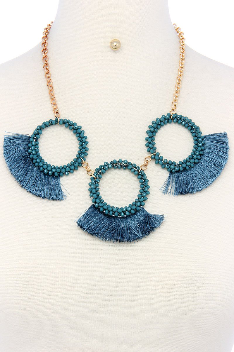 Fashion Chunky Stylish Necklace and Earring Set – alternate view