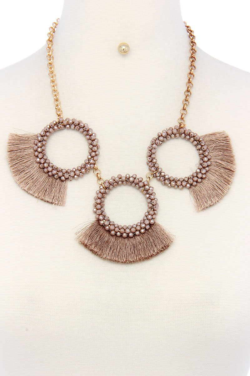 Fashion Chunky Stylish Necklace and Earring Set – alternate view