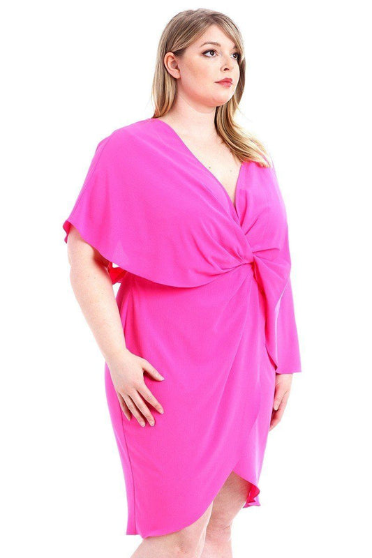 Woven Fabric Stretch Dress – alternate view