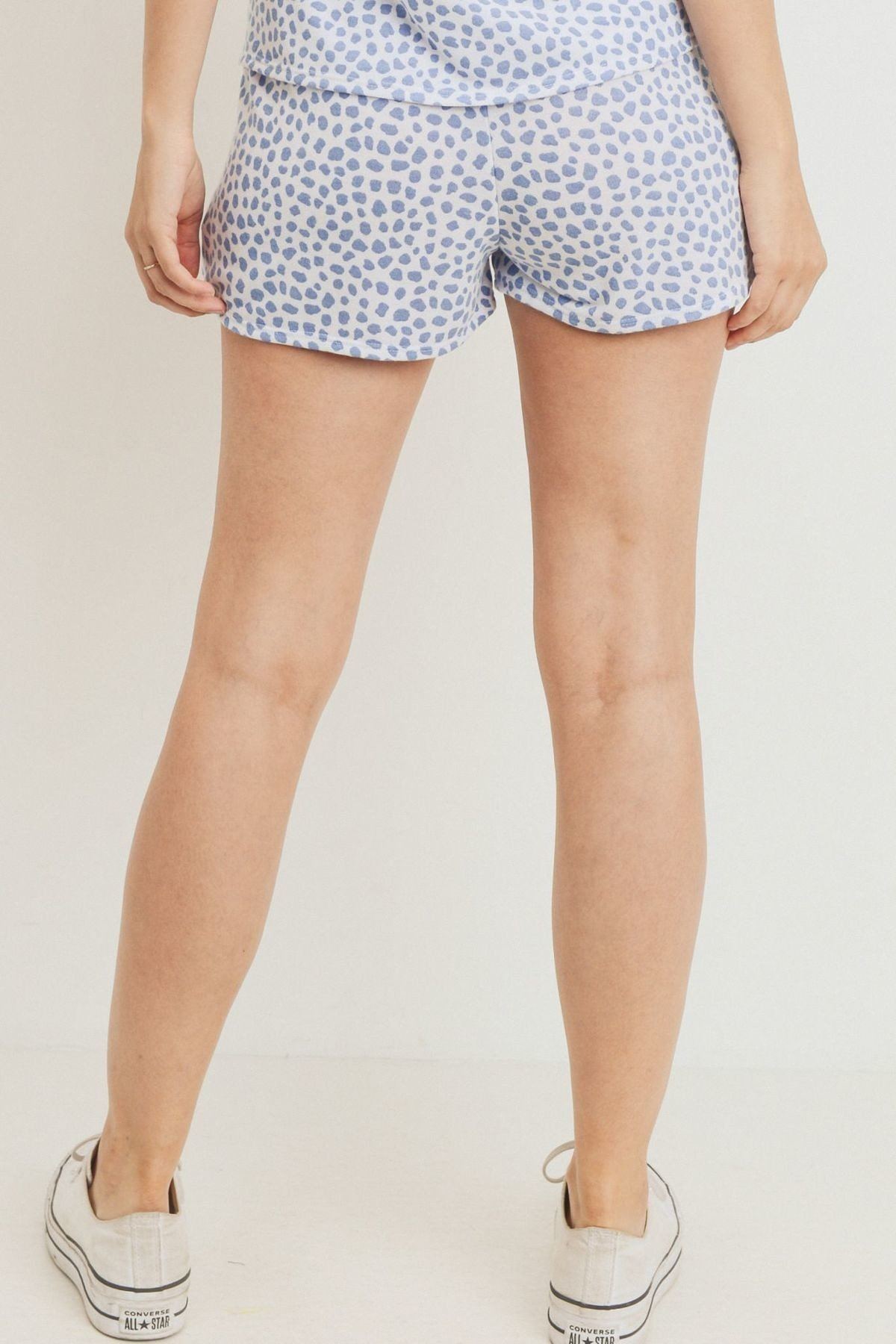Leopard Printed Terry Short Pants – alternate view