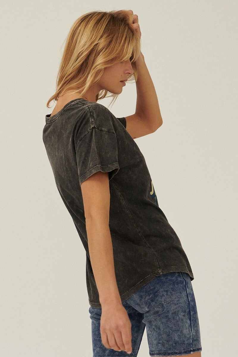 Mineral Washed Graphic T-Shirt – alternate view