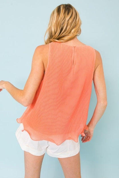 Baby Pleated Sleeveless Top – alternate view