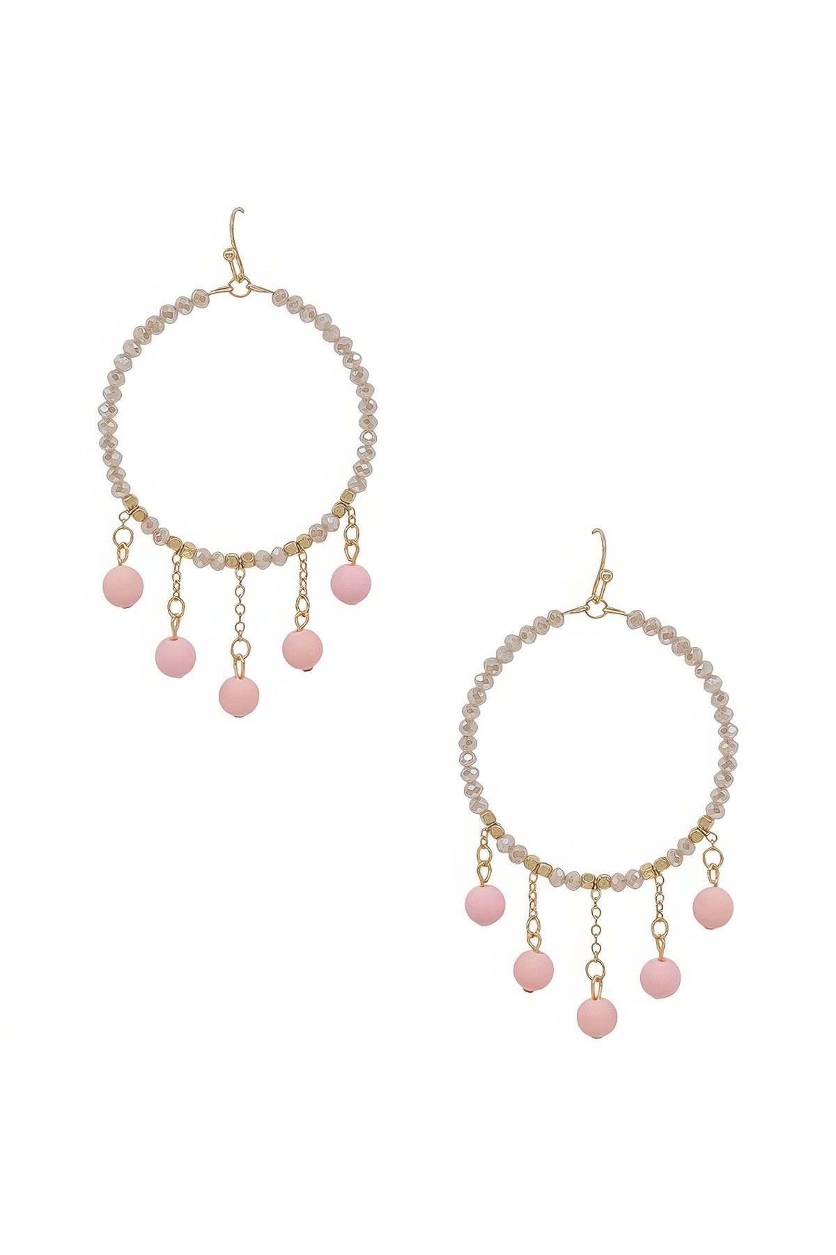 Clay Ball Charm Round Beads Earring – alternate view