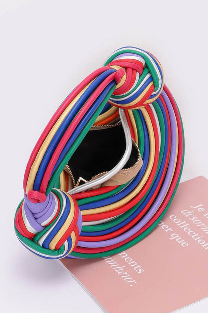Faux Leather Rope Hobo Bag – alternate view
