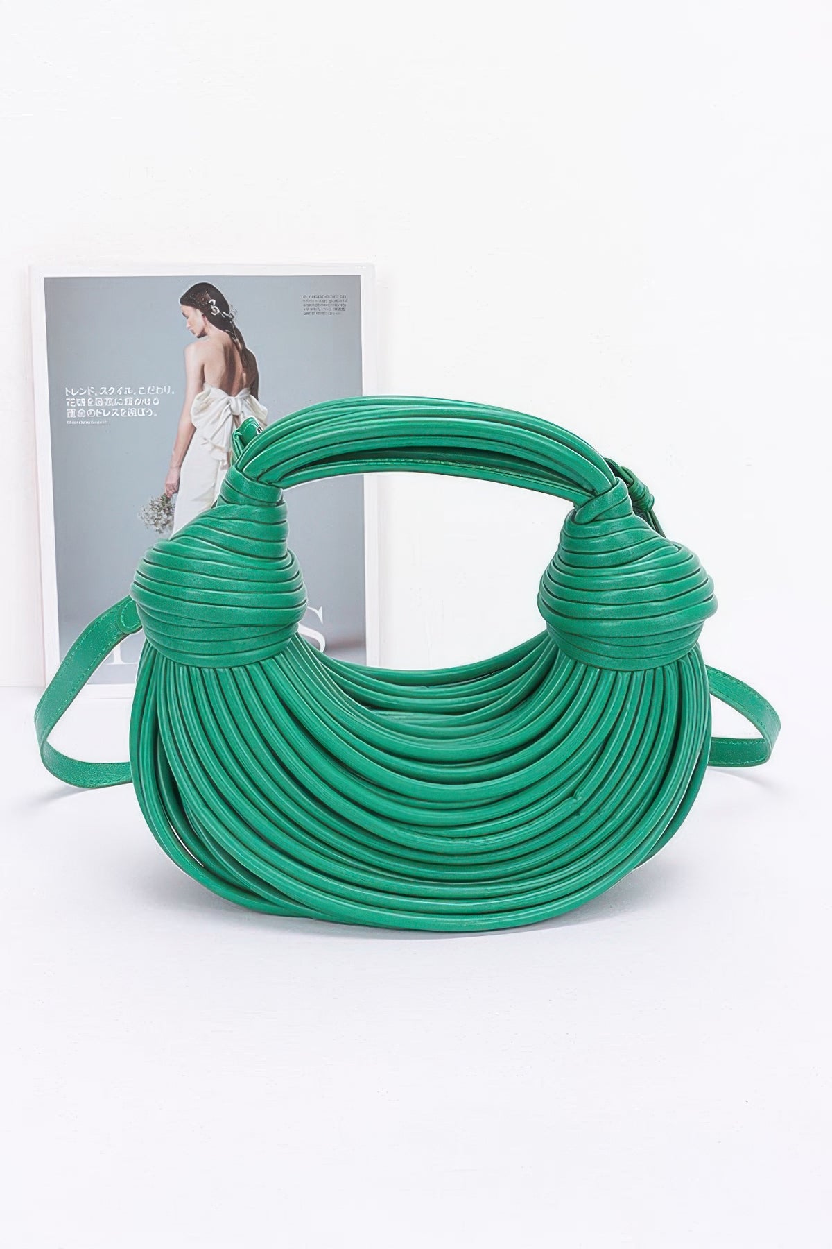 Faux Leather Rope Hobo Bag – alternate view