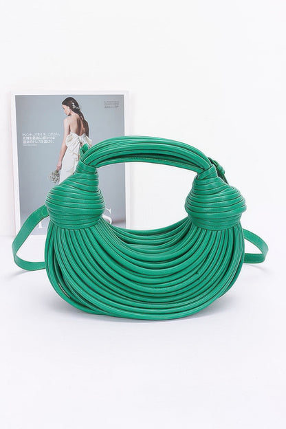 Faux Leather Rope Hobo Bag – alternate view