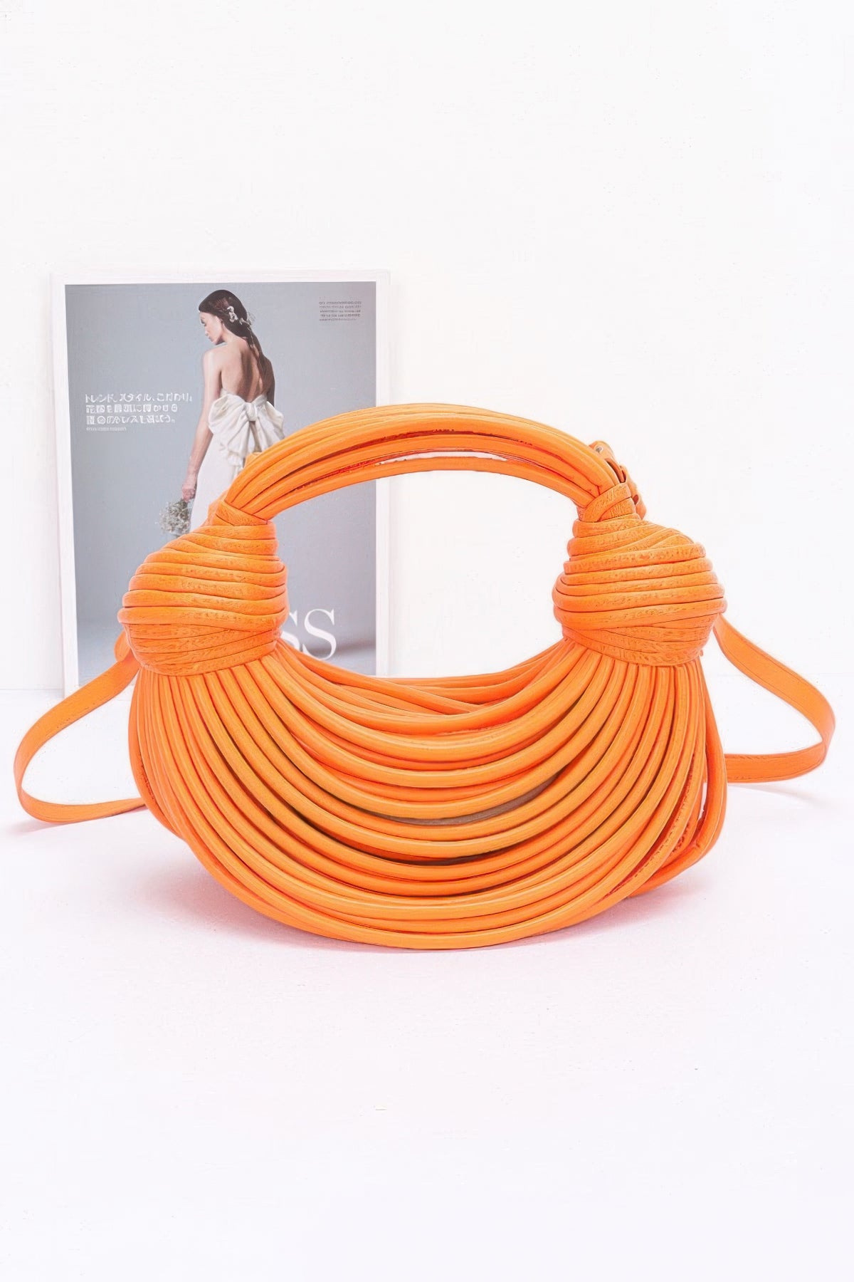 Faux Leather Rope Hobo Bag – alternate view