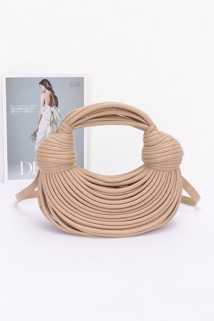 Faux Leather Rope Hobo Bag – alternate view