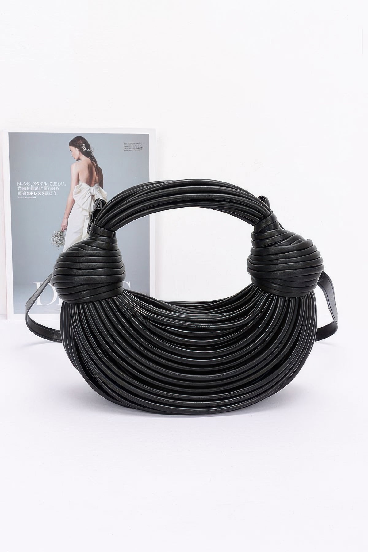 Faux Leather Rope Hobo Bag – alternate view