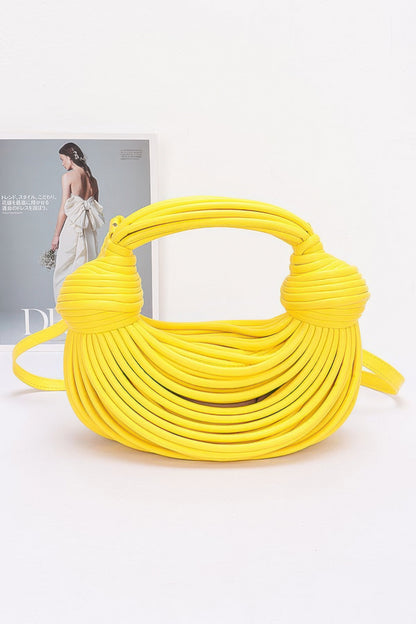 Faux Leather Rope Hobo Bag – alternate view
