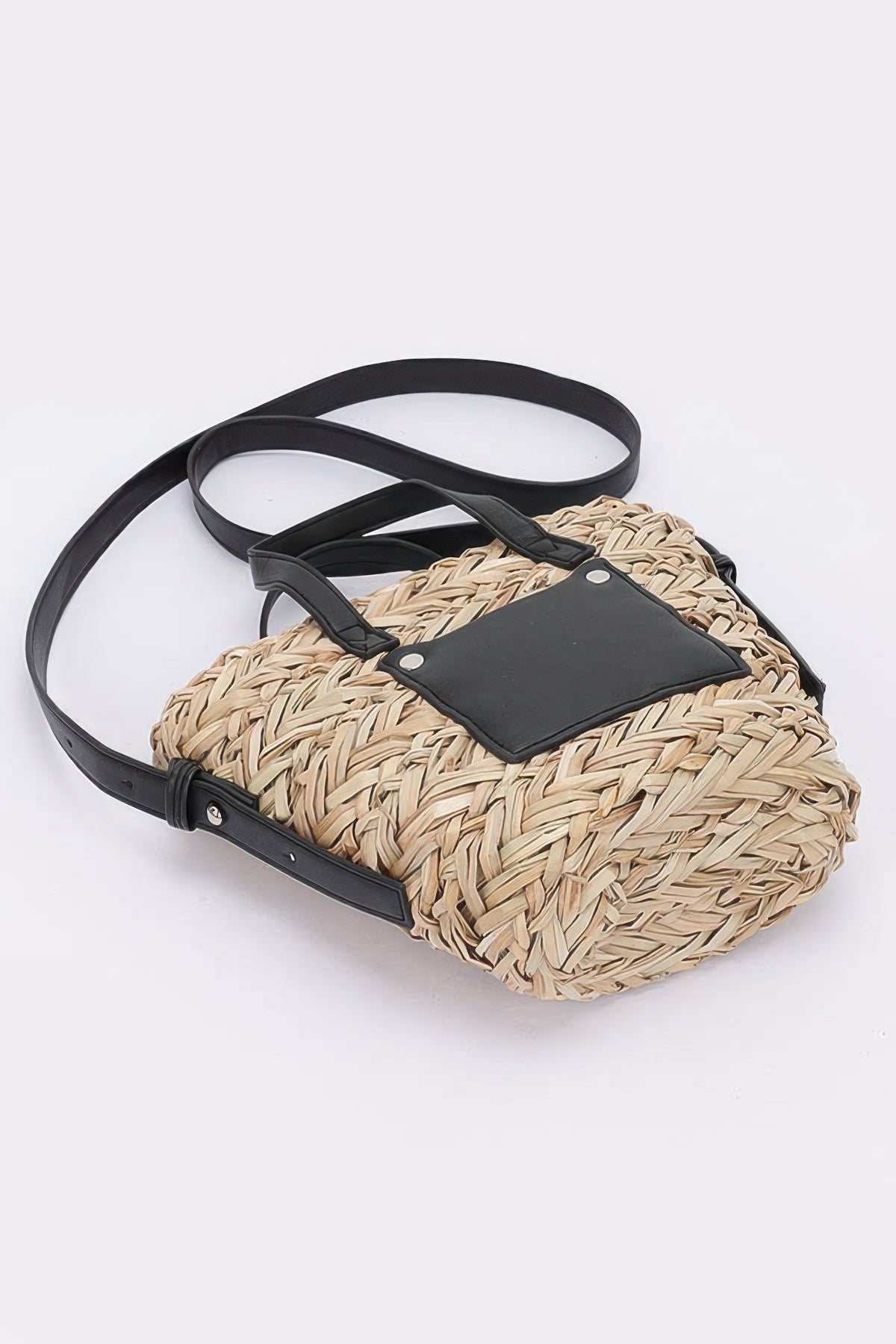 Faux Straw Small Tote Bag – alternate view