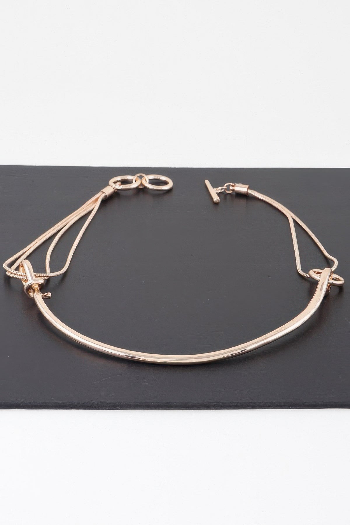 Double Toggle Rope Necklace – alternate view