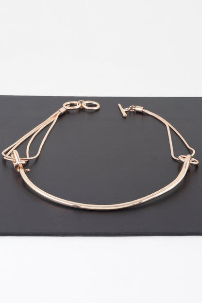 Double Toggle Rope Necklace – alternate view