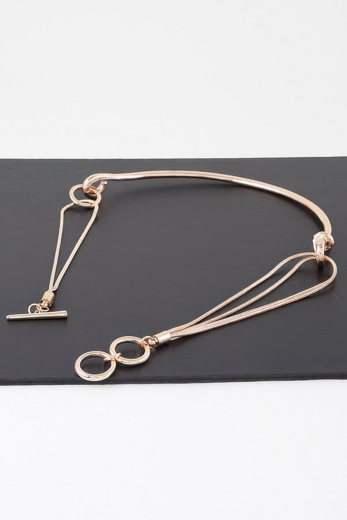 Double Toggle Rope Necklace – alternate view