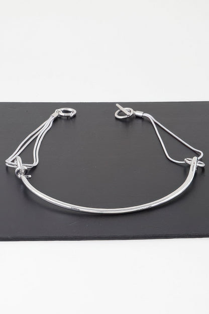 Double Toggle Rope Necklace – alternate view