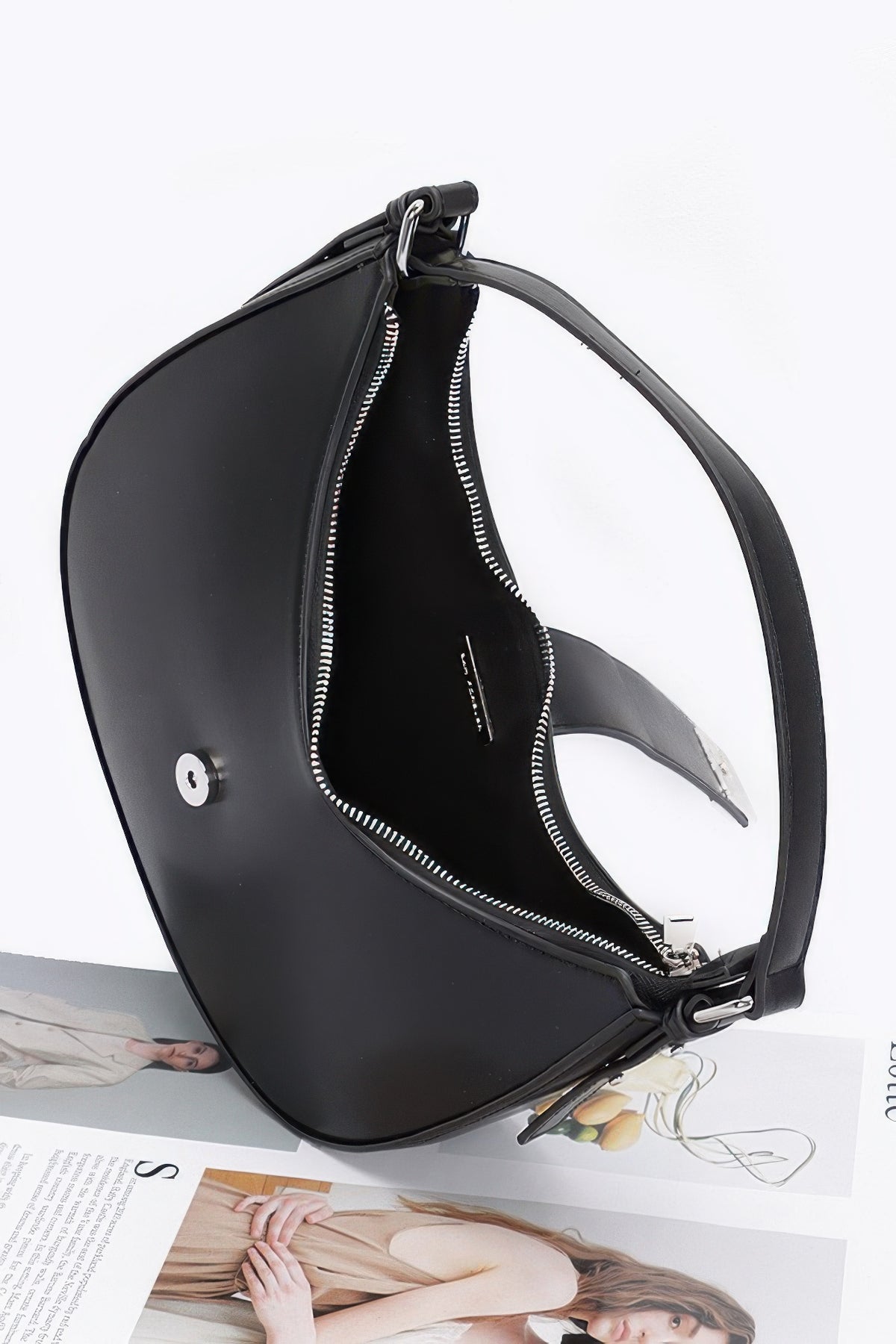 Faux Leather Hobo Bag – alternate view