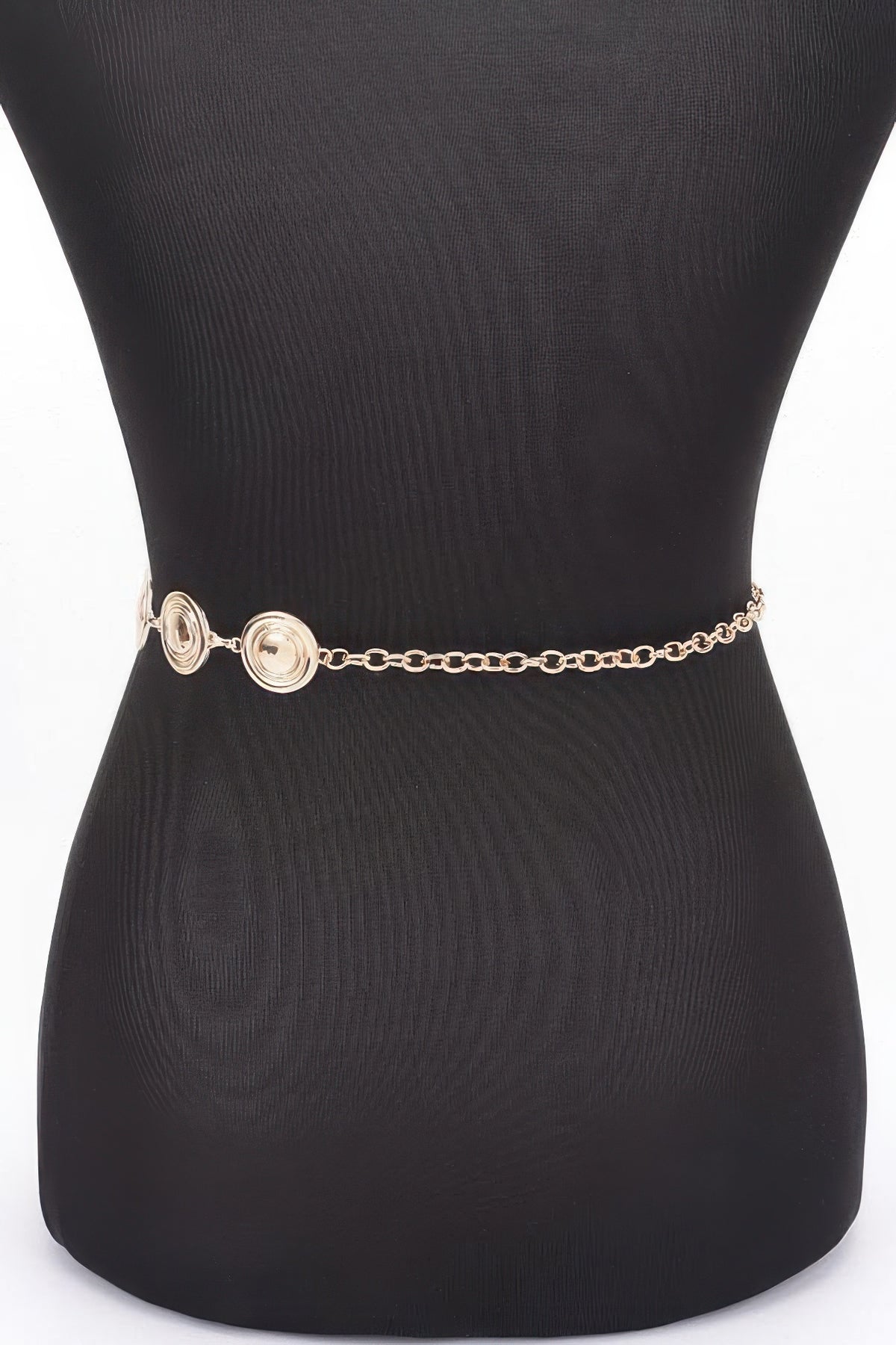 Round Metal Chain Belt – alternate view