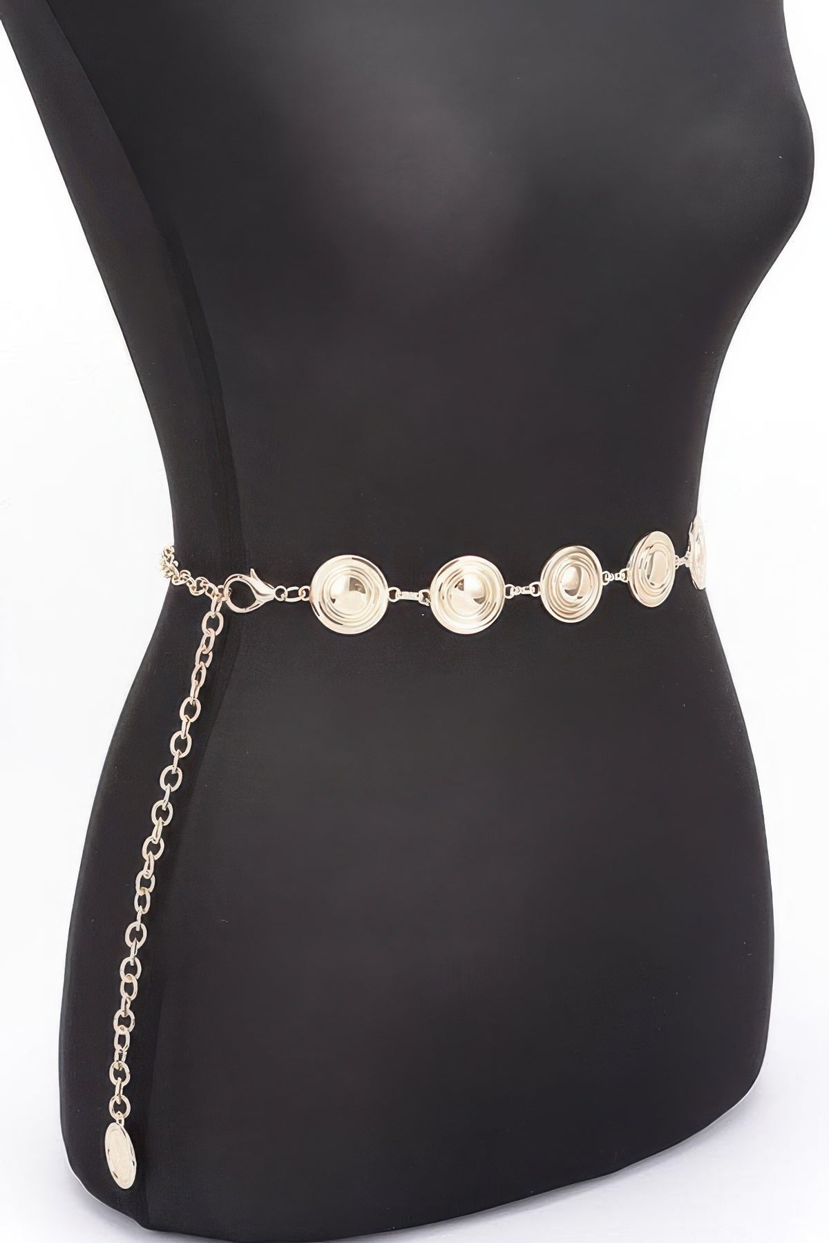 Round Metal Chain Belt – alternate view