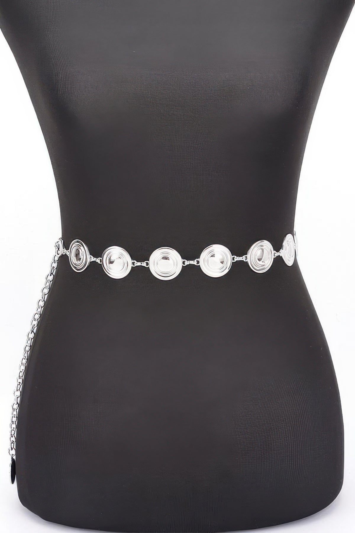 Round Metal Chain Belt – alternate view