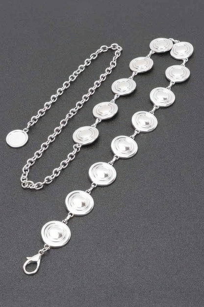 Round Metal Chain Belt – alternate view