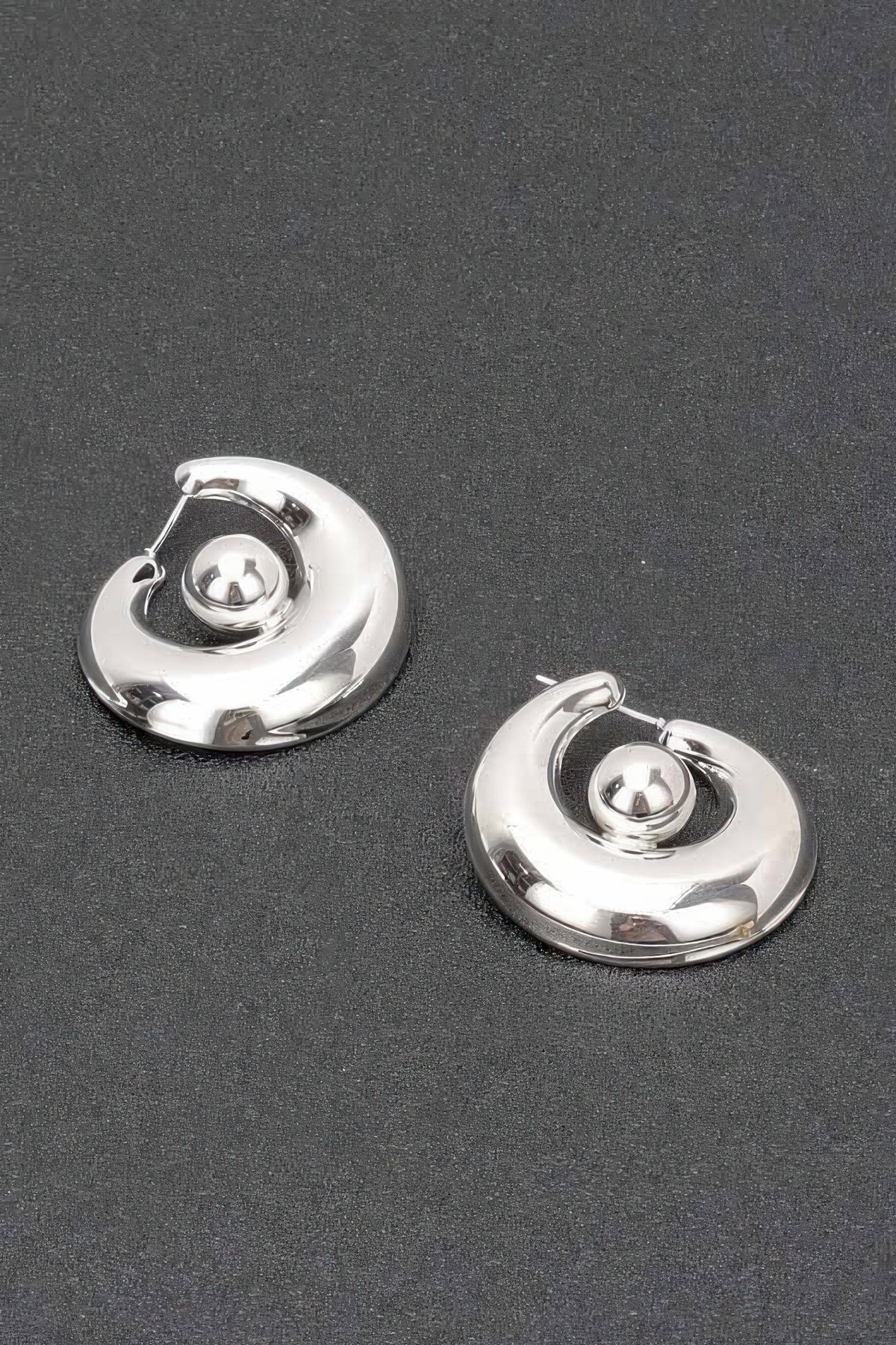 Gold Plated Metal Earring – alternate view