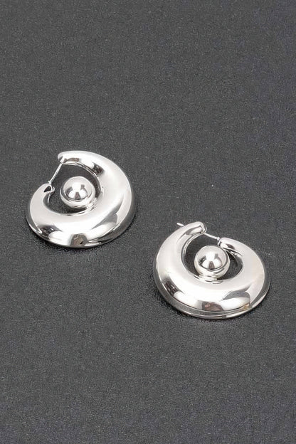Gold Plated Metal Earring – alternate view