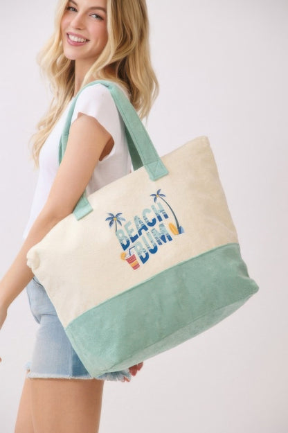 Beach Bum Terry Tote