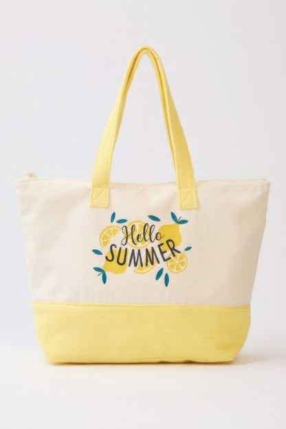 Hello Summer Terry Tote