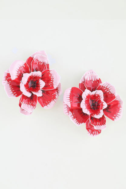 Blooming Twin Rose Earrings