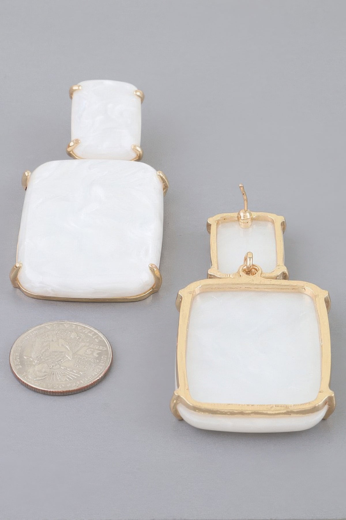 Modern Plate Fashion Drop Earrings