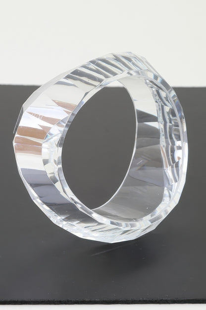 Crystal Transparent Cut Bracelet