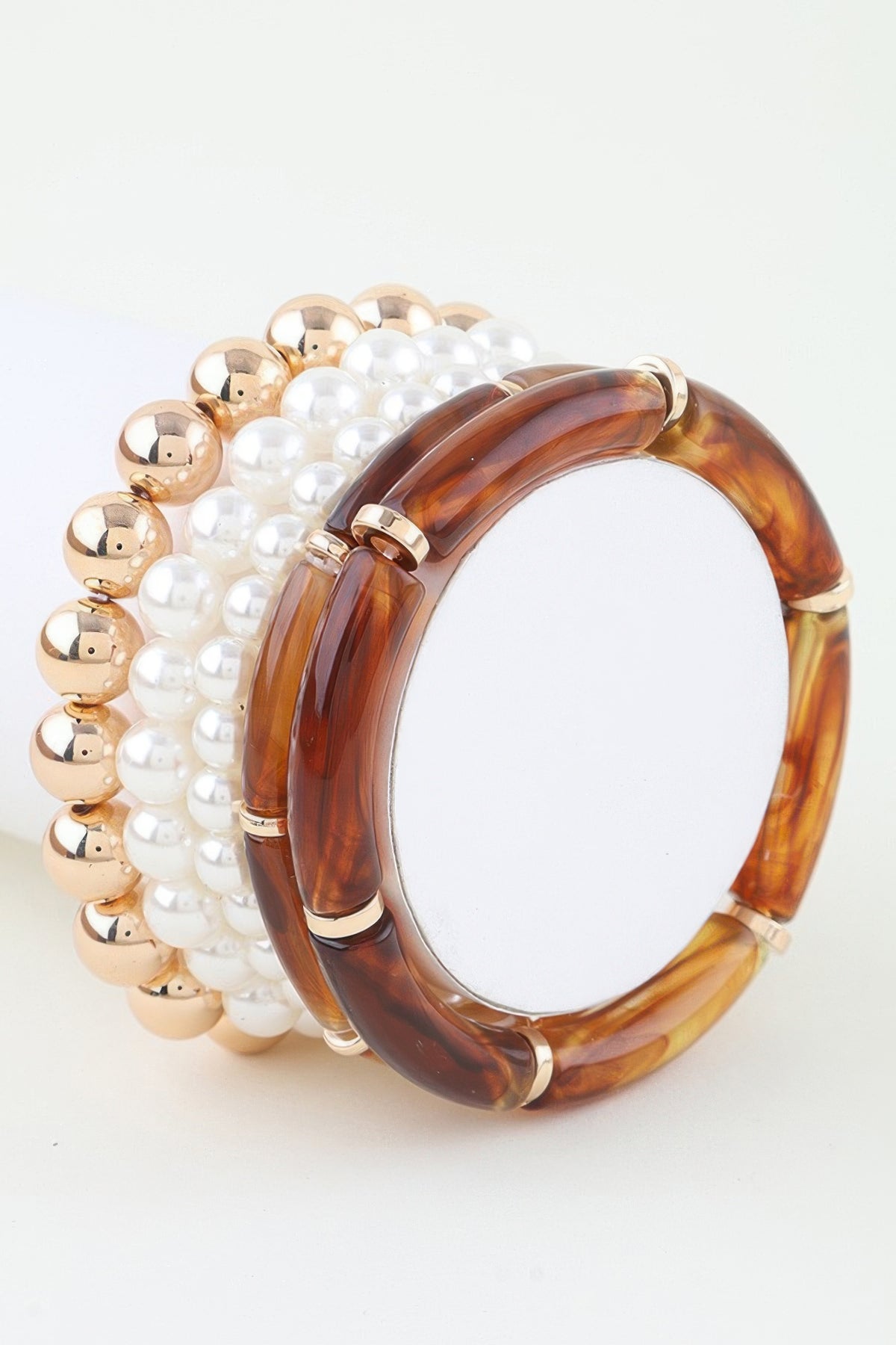 Marble Tube Beaded Bracelet