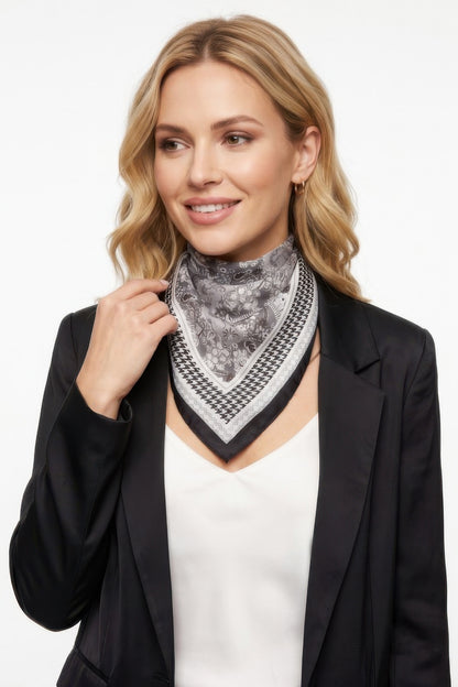Paisley & Houndstooth Print Bandana