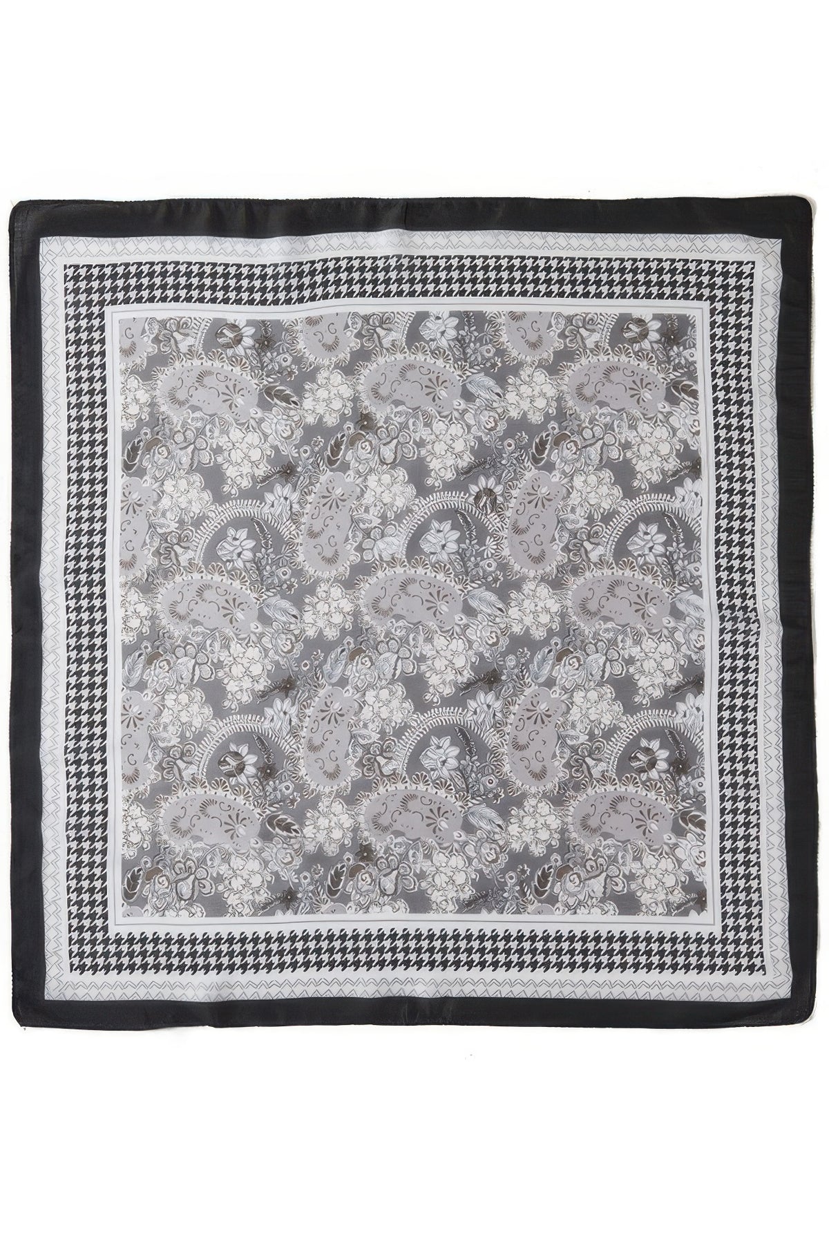 Paisley & Houndstooth Print Bandana